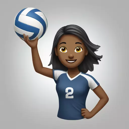 girl playing volleyball emoji