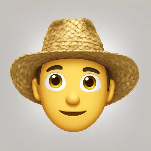 straw hat emoji