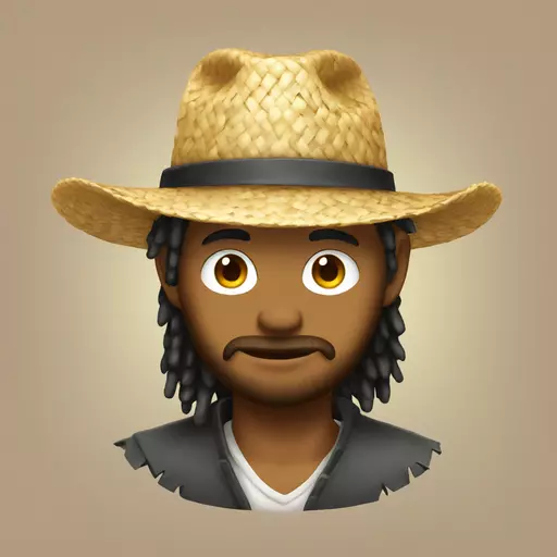 straw hat emoji