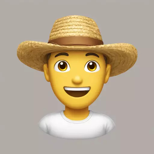 straw hat emoji