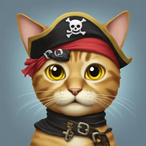 cat pirate emoji