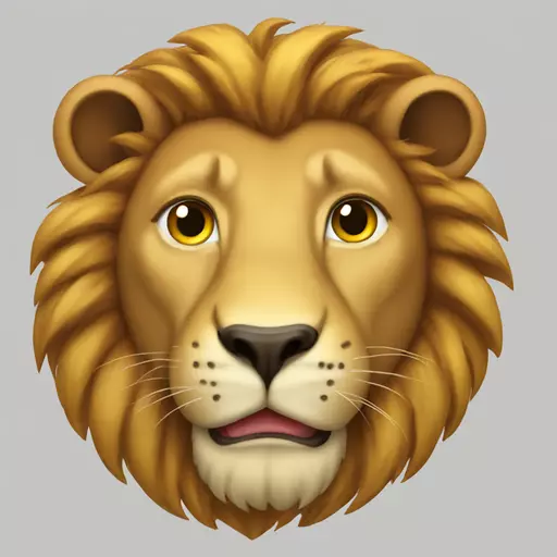 Lion emoji