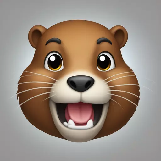beaver hello emoji
