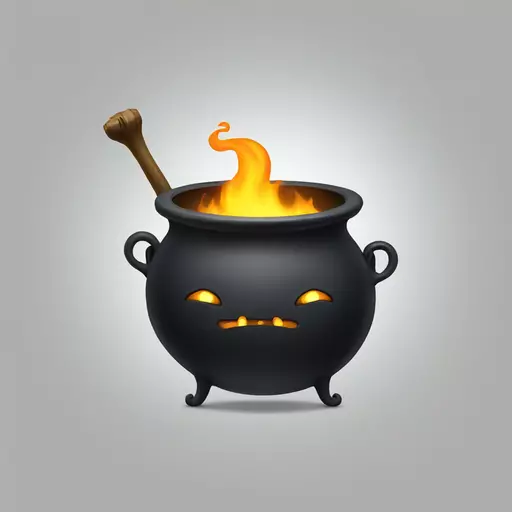 witch cauldron emoji