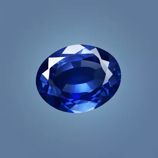 sapphire oval gem emoji