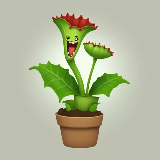 Venus flytrap emoji