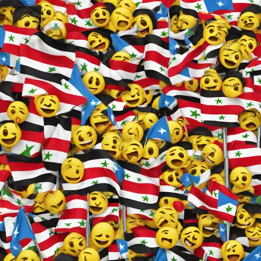 Create emoji flag of the Syrian Democratic Forces emoji