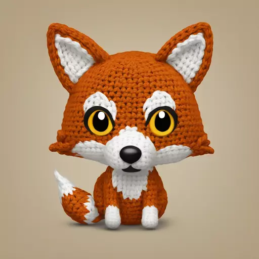 fox crochet emoji