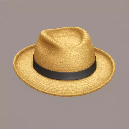 straw hat emoji