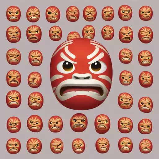 Daruma emoji