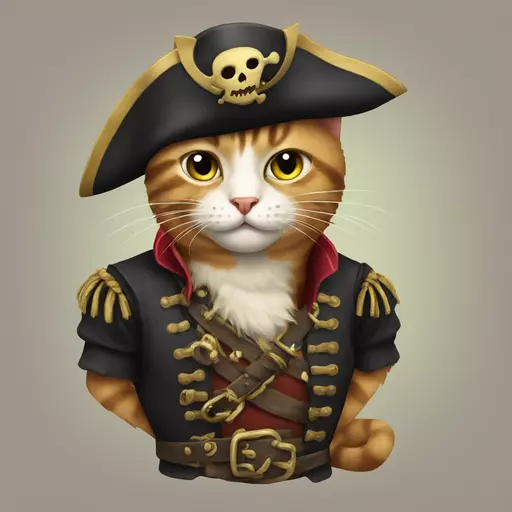 cat pirate emoji