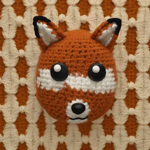 fox crochet emoji