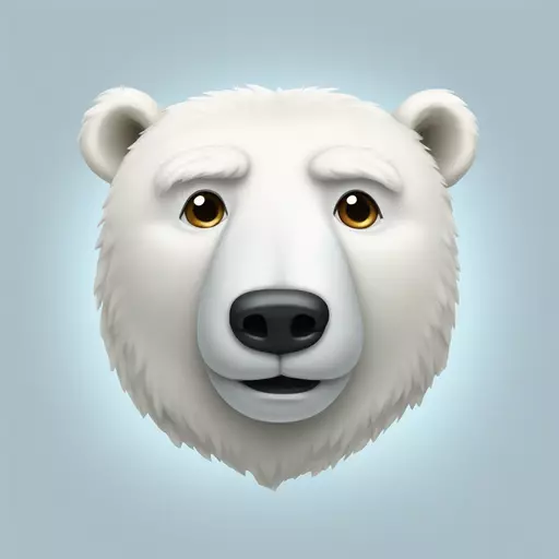 polar bear emoji
