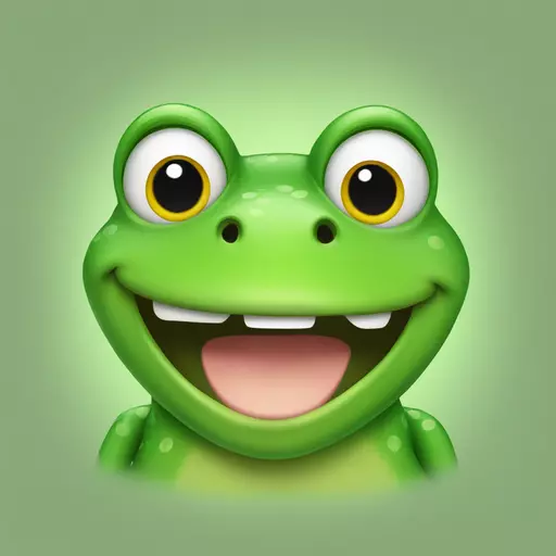 happy frog emoji