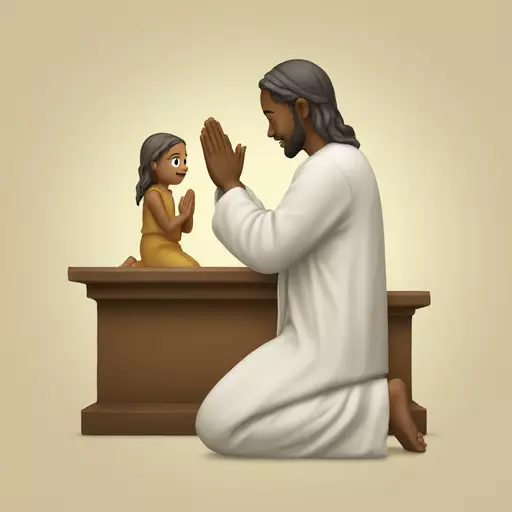 praying to jesus emoji