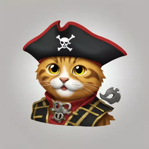 cat pirate emoji