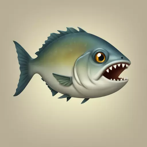 piranha emoji
