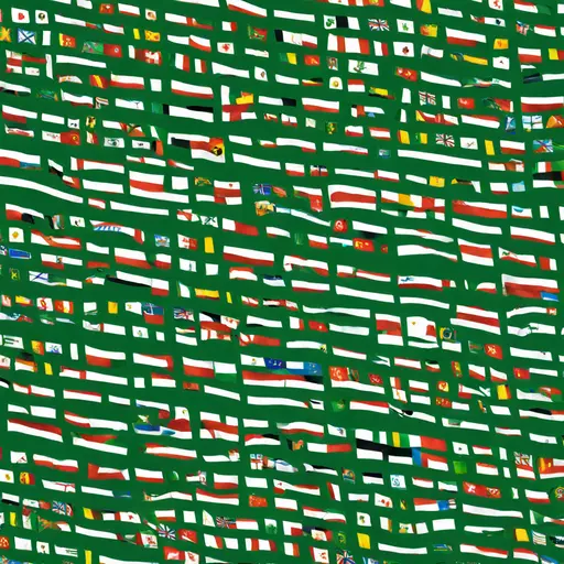 A country flag that is completely green in color  emoji