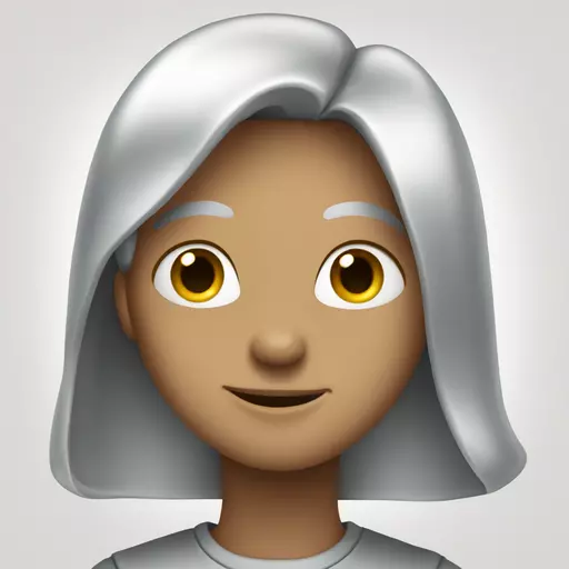 silver heart without face emoji