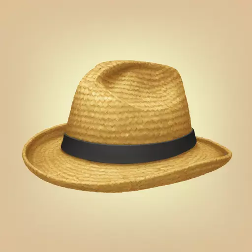 straw hat emoji