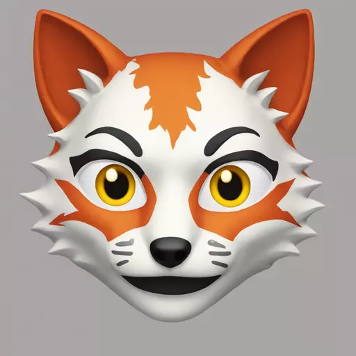 kitsune mask emoji