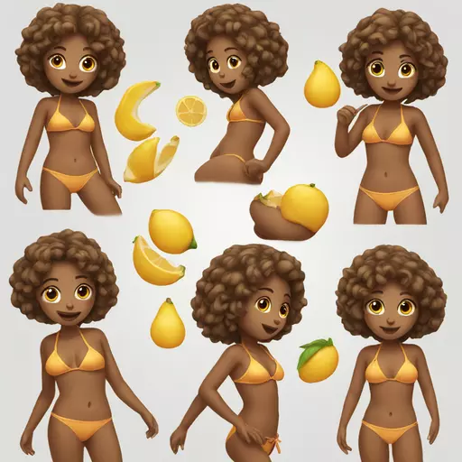 girl in bikini emoji