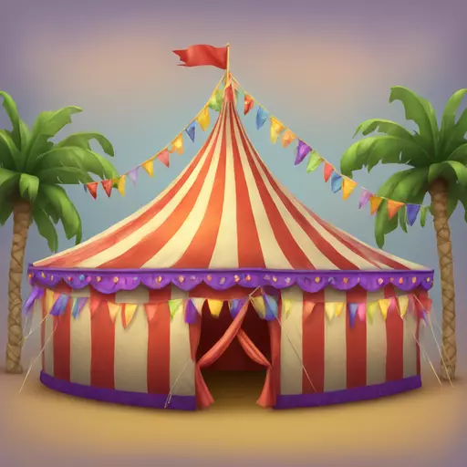 carnival tent emoji