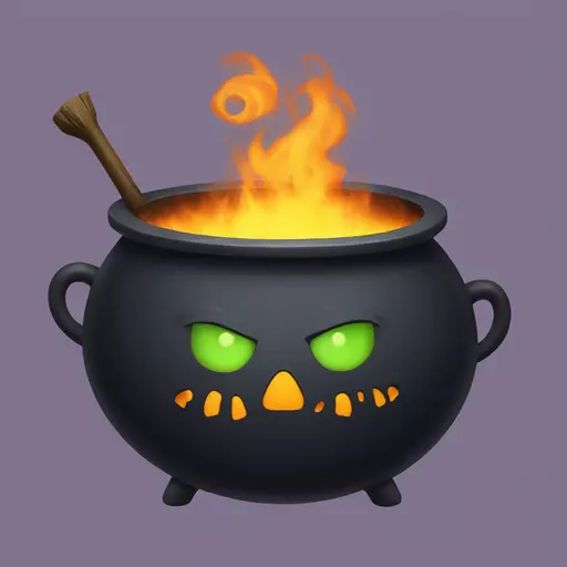 witch cauldron emoji