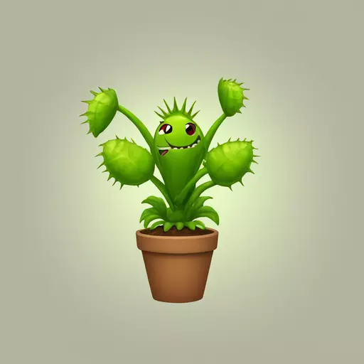 Venus flytrap emoji