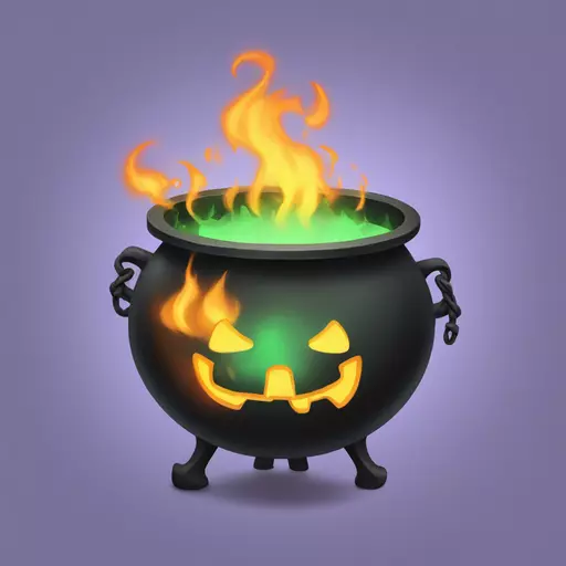witch cauldron emoji