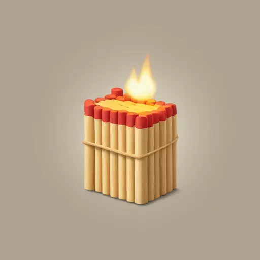 Box of matchsticks emoji