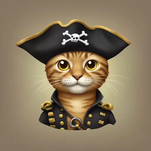 cat pirate emoji