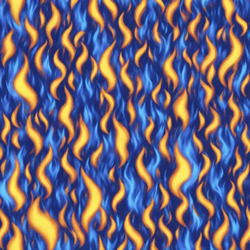 blue flames emoji