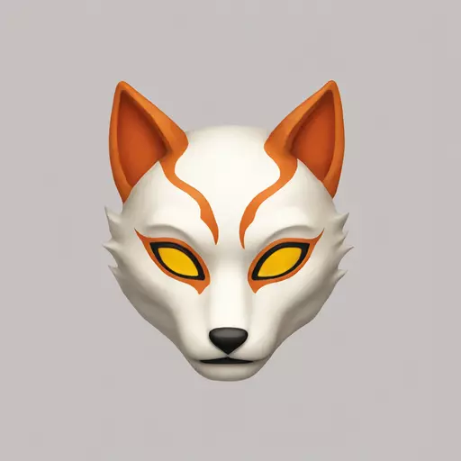 kitsune mask emoji