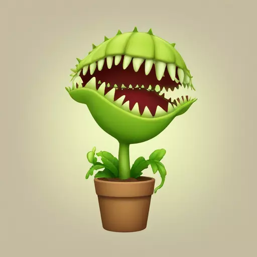 Venus flytrap emoji