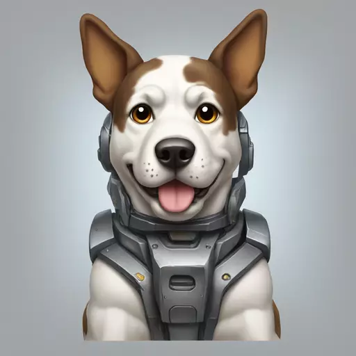 mecha dog emoji