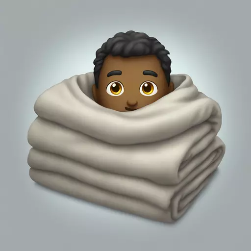 fog in a blanket emoji