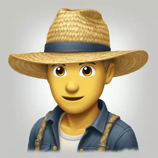 straw hat emoji