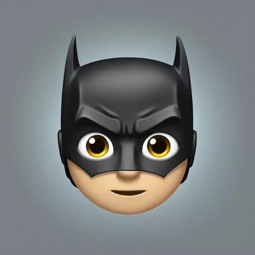Cute batman emoji