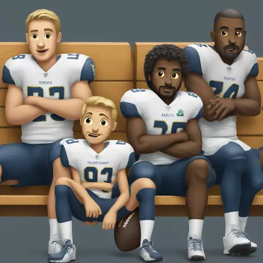 Football bench emoji