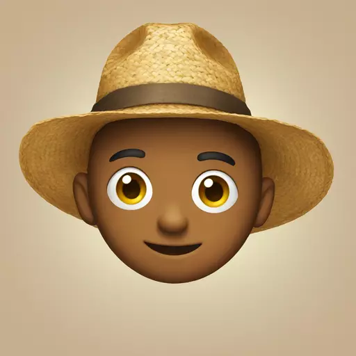 straw hat emoji