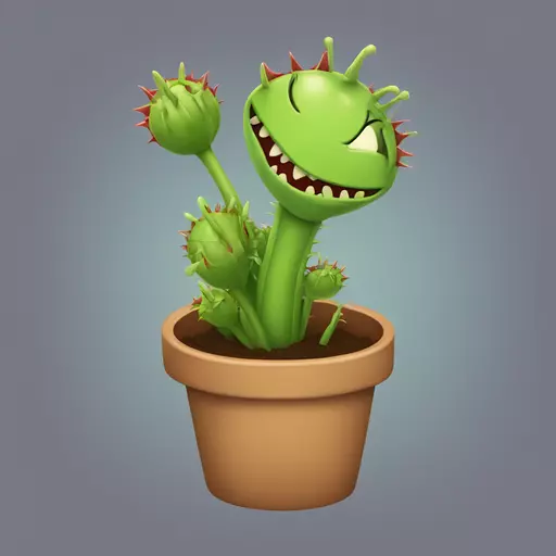 Venus flytrap emoji