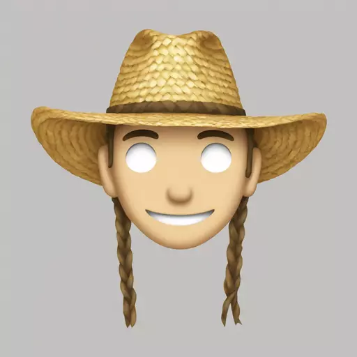 straw hat emoji