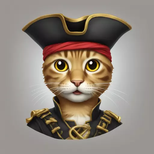 cat pirate emoji