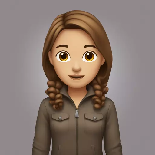 girl with brown hair emoji