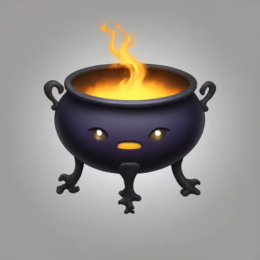 witch cauldron emoji