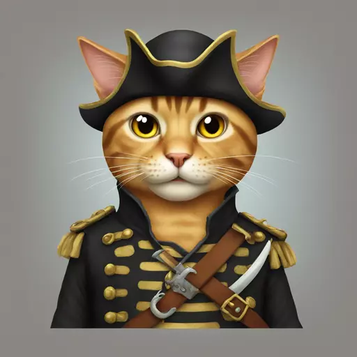 cat pirate emoji