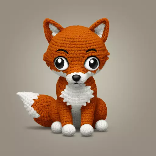 fox crochet emoji