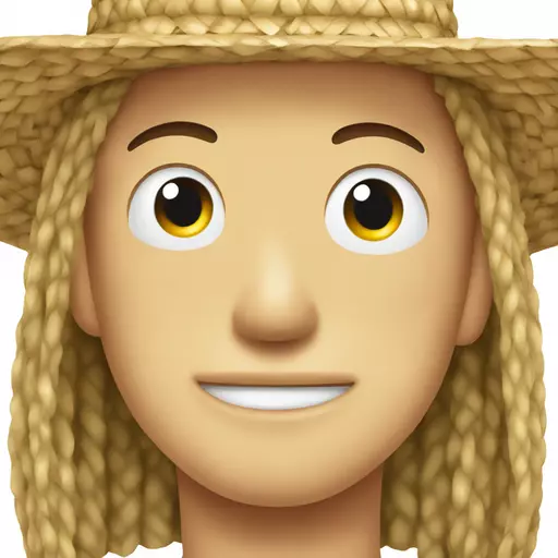 straw hat emoji