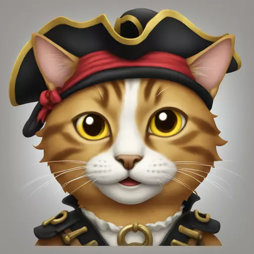 cat pirate emoji